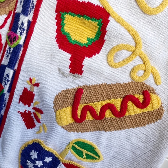 Vintage Berek 2 Picnic Cardigan - Picture 7 of 13